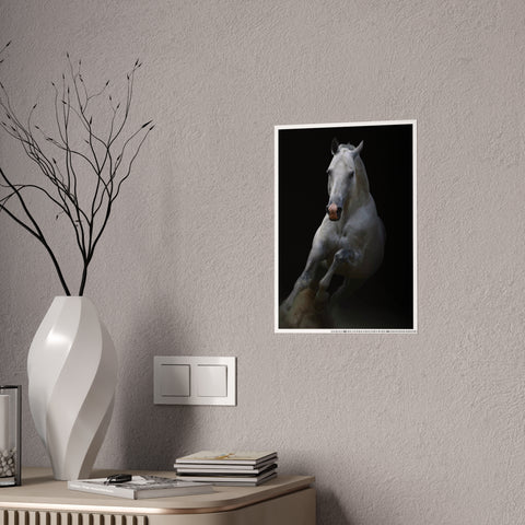 Elegant Horse Gloss Poster - Art Print for Home Décor