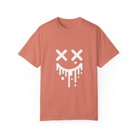 Unisex Smiley Drip T-Shirt - Casual Streetwear