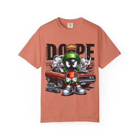Cool Cartoon Car T-Shirt - Dope Marvin the Martian Design