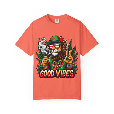 Good Vibes Unisex Garment-Dyed T-Shirt