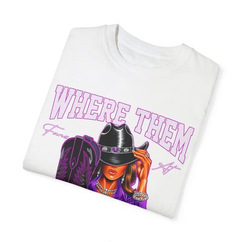 Where Them Boots Unisex Garment-Dyed T-Shirt - Fashionable Statement Tee for Bold Individuals