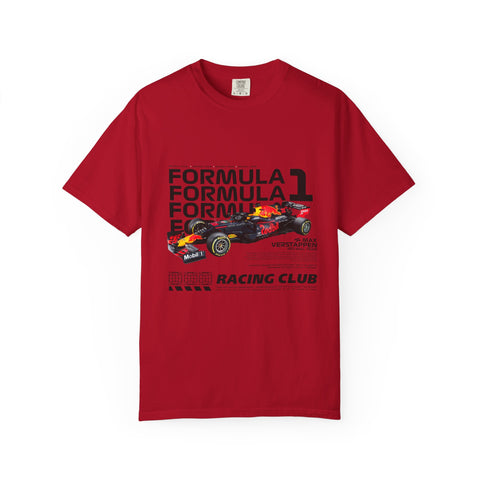 Racing Club Unisex Garment-Dyed T-Shirt - Formula 1 Graphic Tee