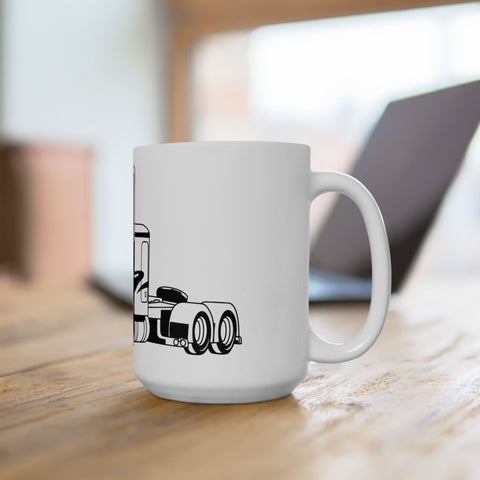 Trucker's Dream Ceramic Mug - 11oz & 15oz | Perfect Gift for Truck Enthusiasts