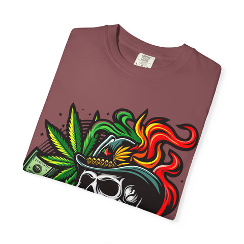 Skull & Smoke T-Shirt | Cool Unisex Graphic Tee for Music Lovers, Festival Wear, Street Style, Gift Idea, Vibrant Design