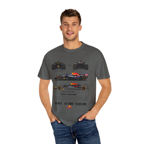 Red Bull Racing Unisex T-Shirt - 350 KM/H, UG Turbo, 15,000 RPM