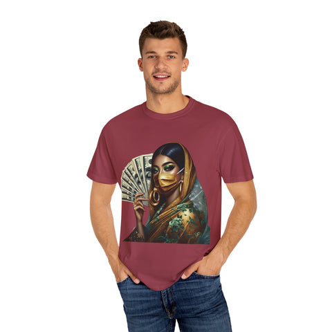 Stylish Woman with Money Graphic Unisex T-Shirt - Trendy Fashion Tee for Everyday Wear