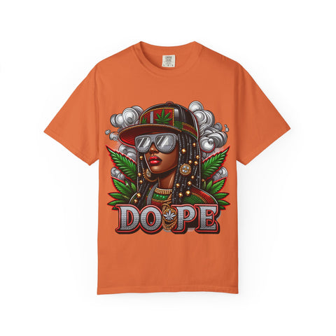 Dope Graphic Unisex Garment-Dyed T-Shirt – Stylish Cannabis-Inspired Tee for Everyday Wear