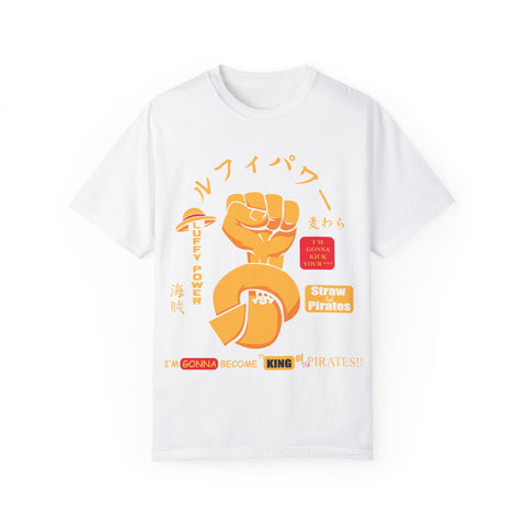 Unisex Luffy Power Graphic T-Shirt - King of Pirates Design