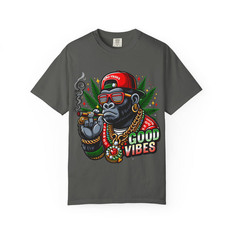 Good Vibes Gorilla Unisex T-Shirt – Fun & Relaxed Style for Chill Occasions