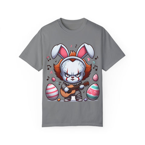 Easter Bunny Rock Star T-Shirt - Unisex Garment-Dyed Tee