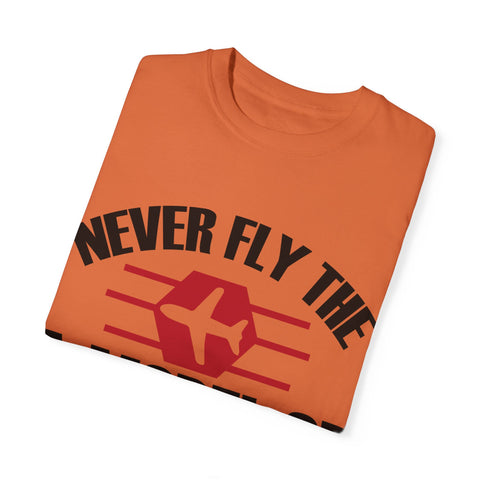 Unisex Airplane Graphic T-Shirt - 'Never Fly the A Model of Anything'