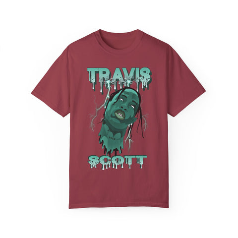 Unisex Travis Scott Dripping Graphic T-Shirt - Hip Hop Streetwear