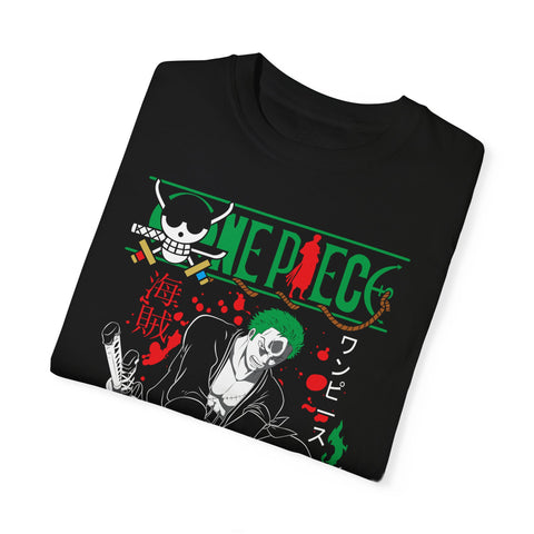 One Piece Swordman Unisex Garment-Dyed T-Shirt
