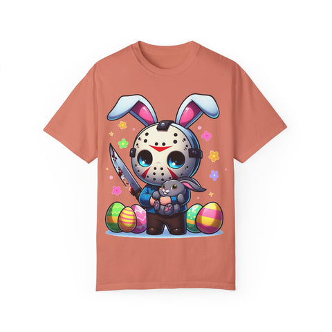 Cute Bunny Horror Unisex T-Shirt - Perfect for Easter Celebrations