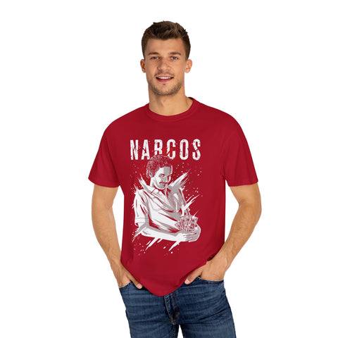 Narcos-Themed Unisex Garment-Dyed T-Shirt for Fans
