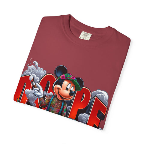 Dope Mickey Mouse Unisex Garment-Dyed T-shirt