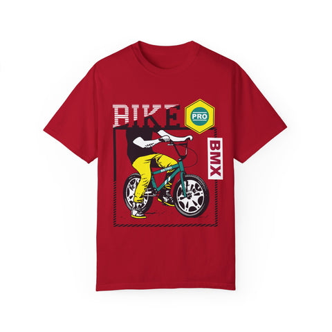 BMX Pro Unisex Garment-Dyed T-shirt - Perfect for Cycling Enthusiasts