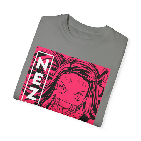 Nezuko Anime T-Shirt - Unisex Garment-Dyed Tee
