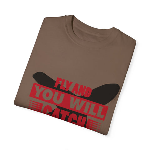 Catch the Swallow T-Shirt - Unisex Garment-Dyed Tee for Adventurers