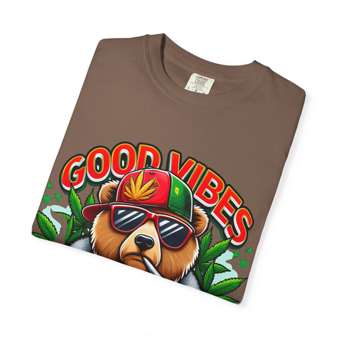 Good Vibes Unisex T-Shirt - Cool Bear Design