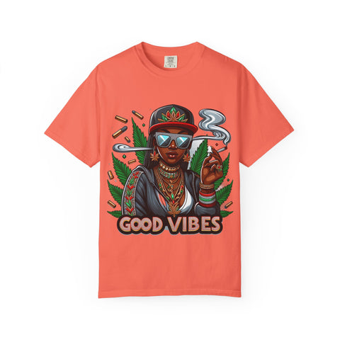 Good Vibes Unisex Garment-Dyed T-Shirt