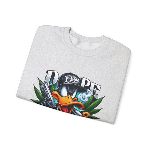 Cool Duck Graphic Crewneck Sweatshirt - Unisex Heavy Blend™ - DOPE Design