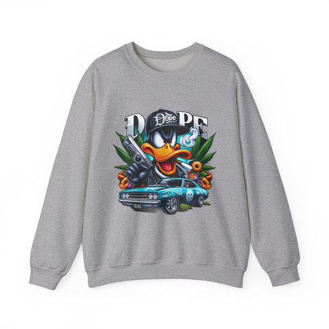 Cool Duck Graphic Crewneck Sweatshirt - Unisex Heavy Blend™ - DOPE Design