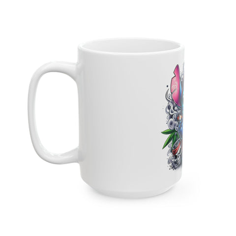 Whimsical Anime-Inspired Ceramic Mug - Perfect for Coffee Lovers & Collectors