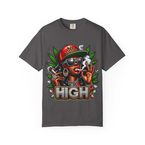 High Vibes Unisex Garment-Dyed T-shirt