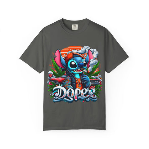 Dope Stitch Unisex Garment-Dyed T-Shirt | Vibrant Graphic Tee for Casual Style