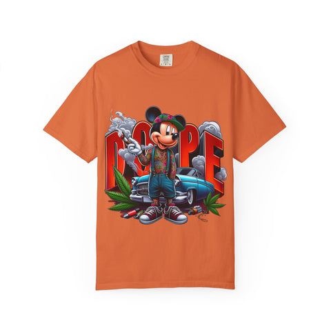 Dope Mickey Mouse Unisex Garment-Dyed T-shirt