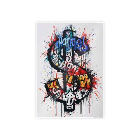 Urban Art Gloss Posters - Bold Graffiti Style Decor for Modern Spaces
