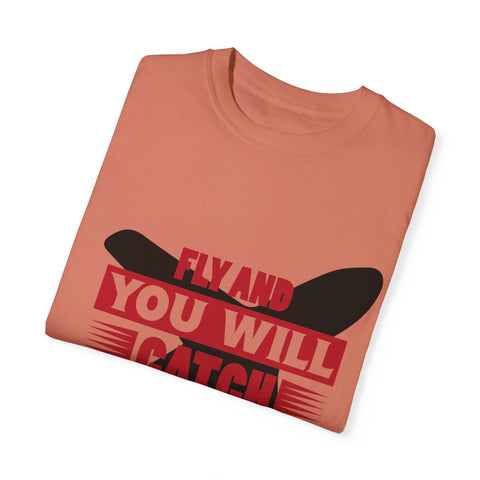 Catch the Swallow T-Shirt - Unisex Garment-Dyed Tee for Adventurers