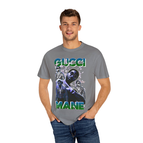 Unisex Garment-Dyed T-shirt - Gucci Mane Graphic Tee