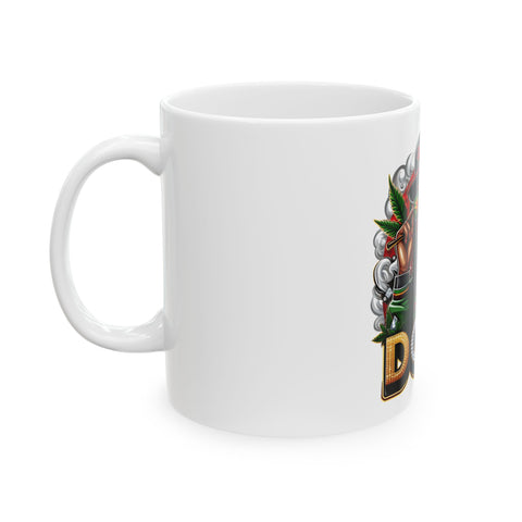 Dope Vibes Ceramic Mug - Stylish 11oz & 15oz Coffee Cup for Trendy Sippers