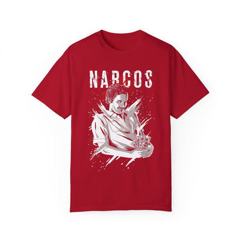 Narcos-Themed Unisex Garment-Dyed T-Shirt for Fans
