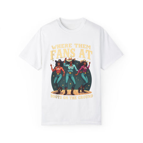 Where Them Fans At Graphic T-Shirt - Unisex Vintage Style Tee