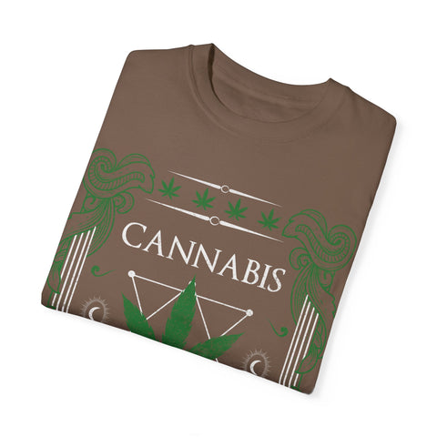Cannabis 420 Unisex Garment-Dyed T-Shirt - Retro Style для Celebrations