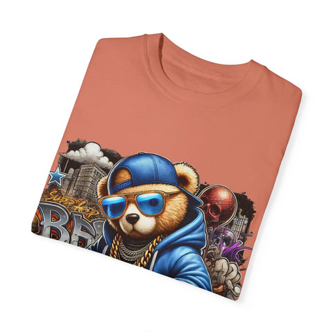 Street Art Bear Graphic T-Shirt - Cool Unisex Tee for Trendsetters