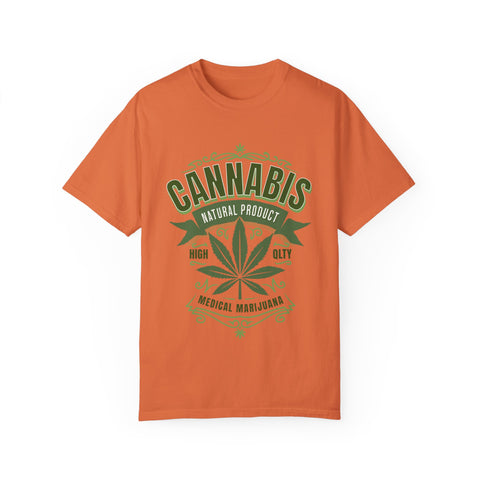 Unisex Cannabis T-Shirt - Natural Product Design