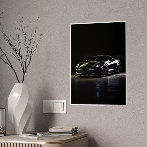 Glossy Car Poster | Stunning Sports Car Wall Art for Auto Enthusiasts