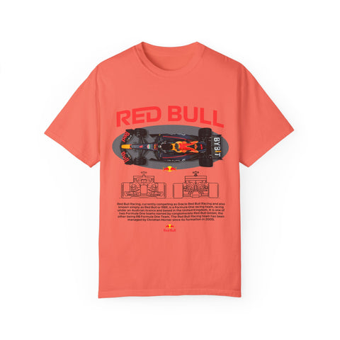Unisex Red Bull Racing T-Shirt - Sporty Graphic Tee for Fans