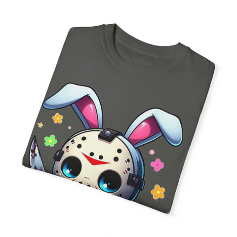 Cute Bunny Horror Unisex T-Shirt - Perfect for Easter Celebrations