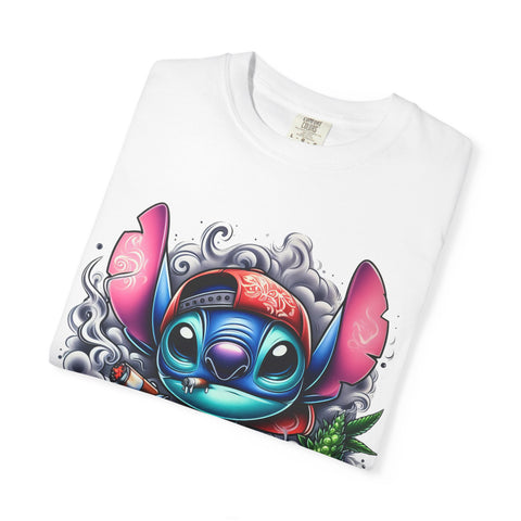 Colorful Stitch Graphic T-Shirt - Unisex Tie-Dye Style for Relaxed Vibes