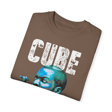 Vintage Cube Unisex Garment-Dyed T-Shirt | Retro Hip Hop Tee
