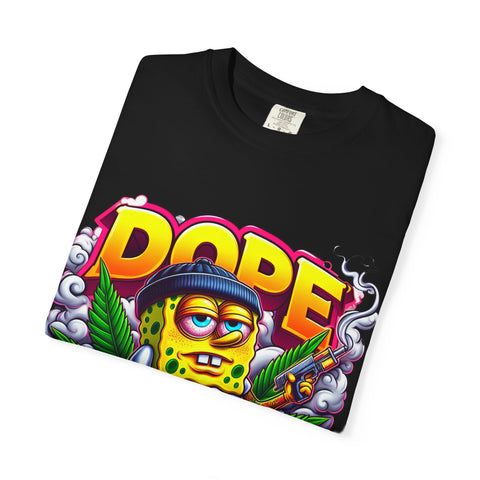 Retro Dope SpongeBob T-Shirt | Unisex Garment-Dyed Tee for Fun Vibes