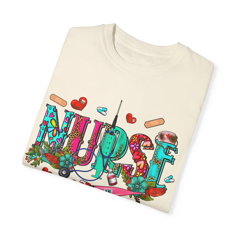 Colorful Nurse Graphic Unisex T-shirt - Perfect Gift for Healthcare Heroes