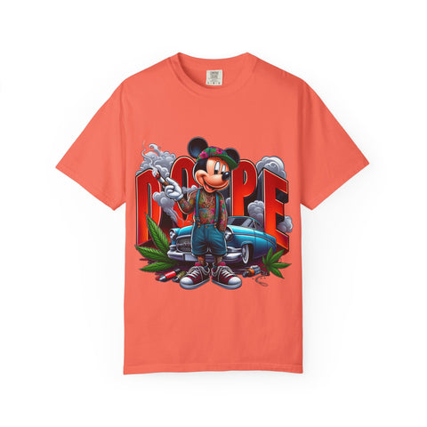 Dope Mickey Mouse Unisex Garment-Dyed T-shirt