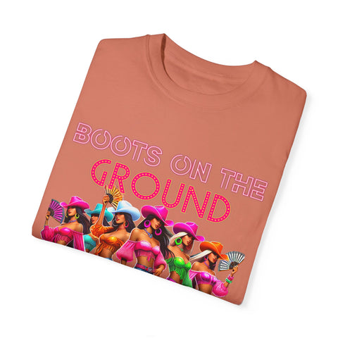 Boots on the Ground Unisex T-Shirt - Fun & Vibrant Graphic Tee for Fashion Lovers