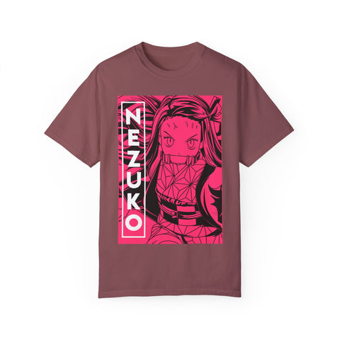 Nezuko Anime T-Shirt - Unisex Garment-Dyed Tee